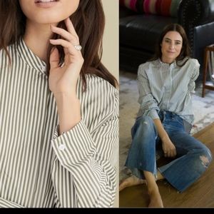Jenni Kayne Collarless Shirt XS